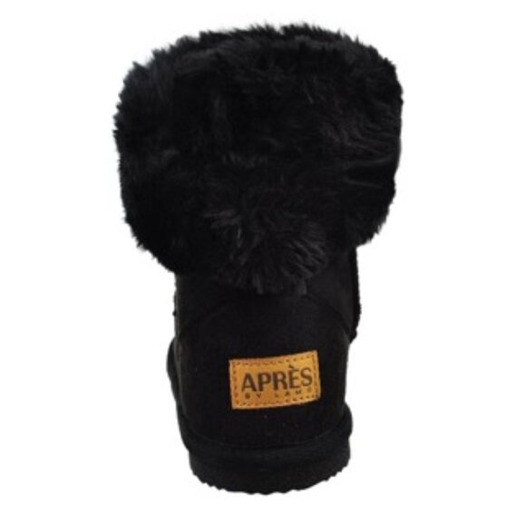 Cozy Black Kids Boots - Picture 3 of 3